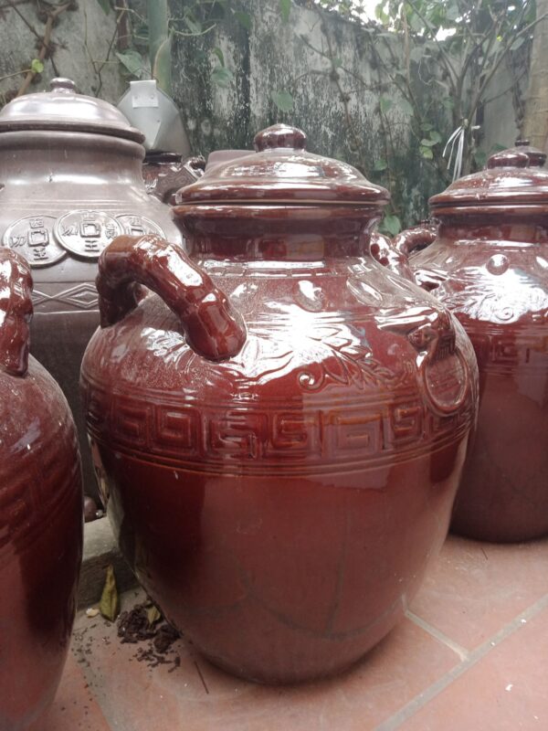 Chum rượu tráng men gốm Bát Tràng cao cấp - Ảnh 7