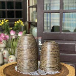 Bình hoa Bát Tràng dáng chuông