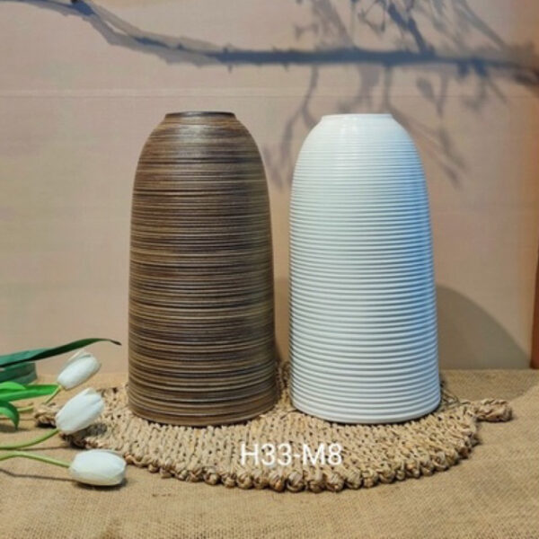 Bình hoa Bát Tràng dáng chuông - Ảnh 3